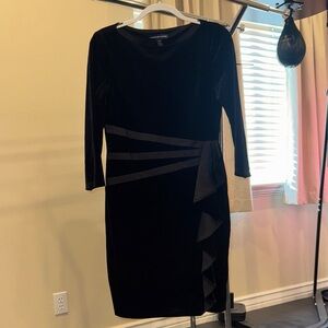 American Living Black Long Sleeve Dress